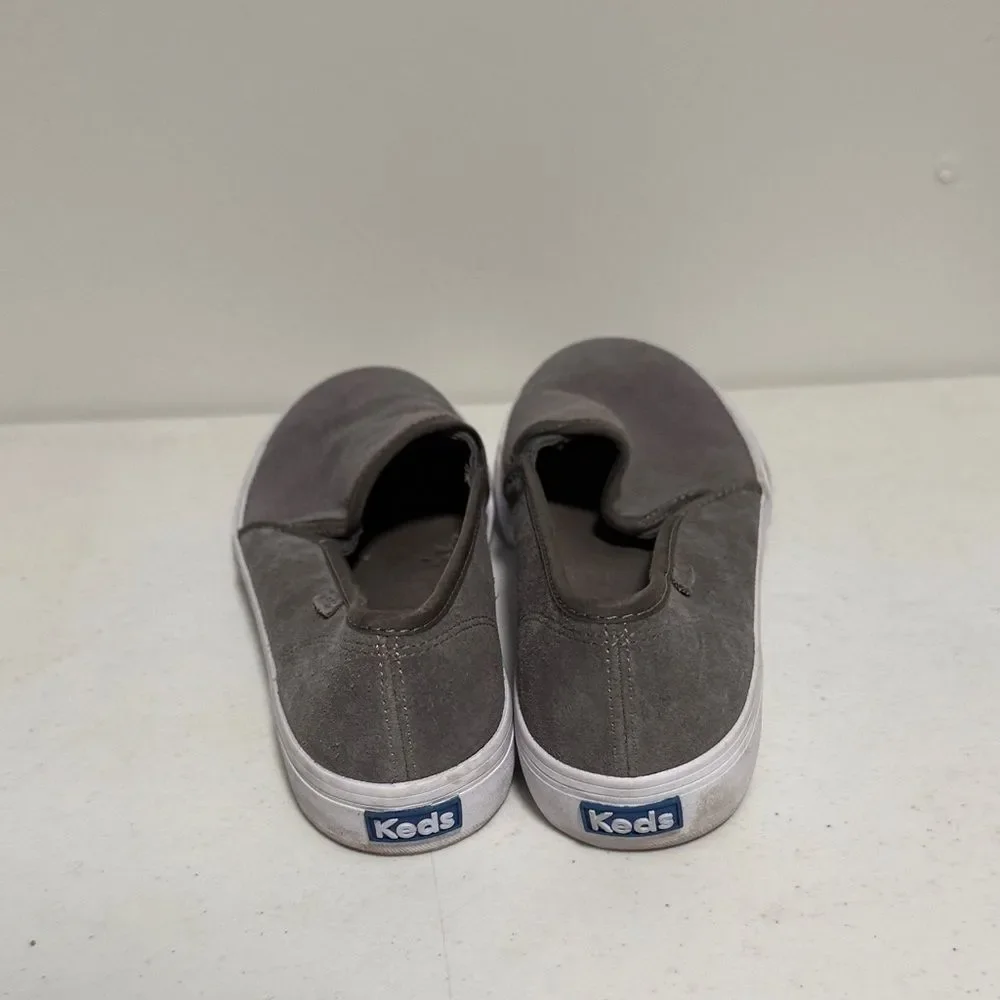 Keds Gray Slip On Sneakers Casual Shoes Size 9